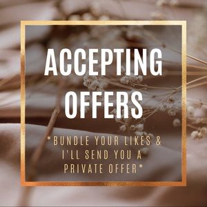 Send me an offer or we can negotiate! For bundles, I will send a private offer!